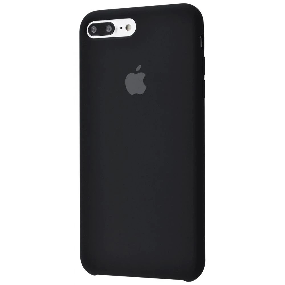 Чохол Silicone case для IPhone 7 Plus Black чорний, фото 1