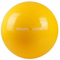 Фітбол м'яч для фітнесу Profi Ball 65 см посилений 0382 Yellow (SH007303)