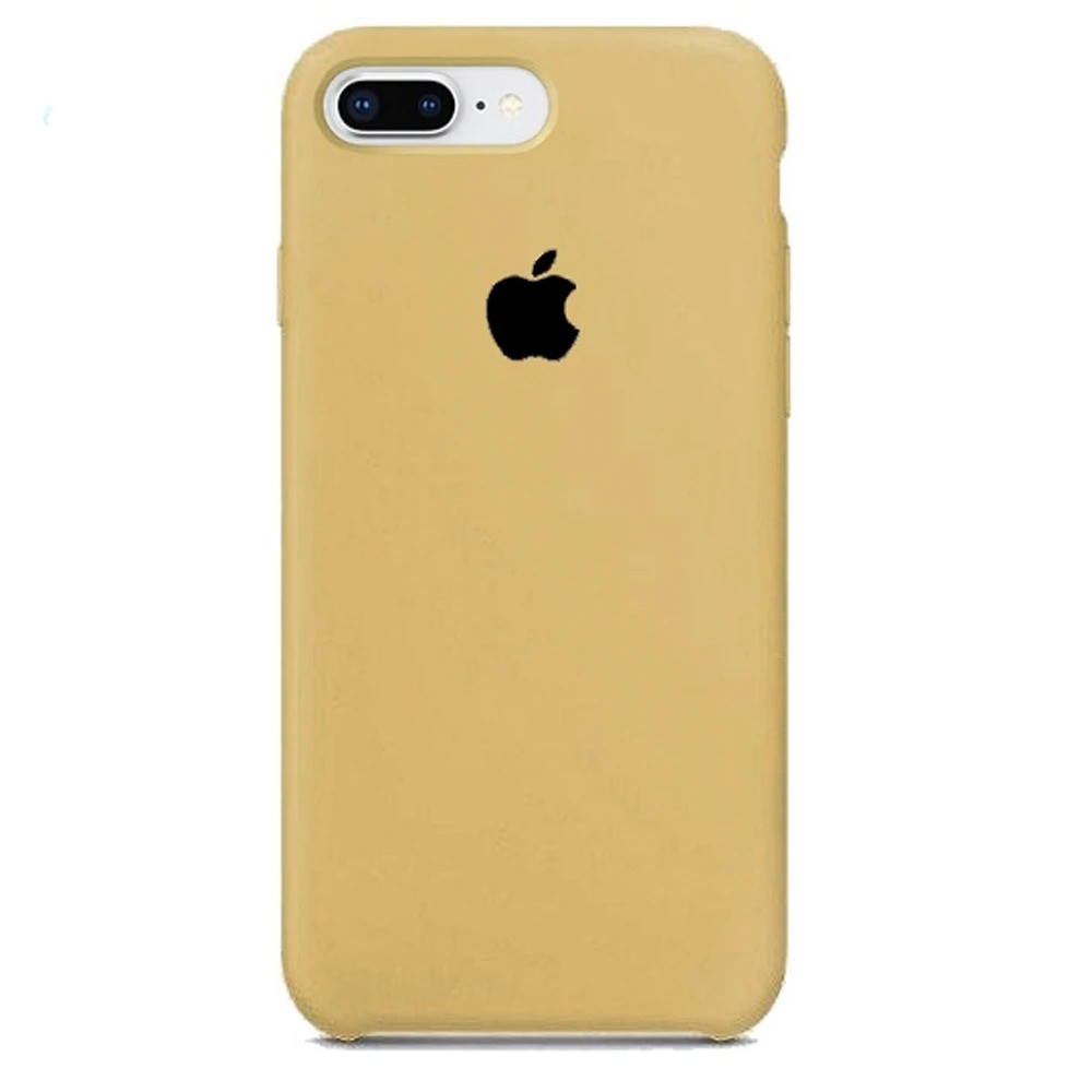 Чохол Silicone case для IPhone 7 Plus Gold пісочний, фото 1