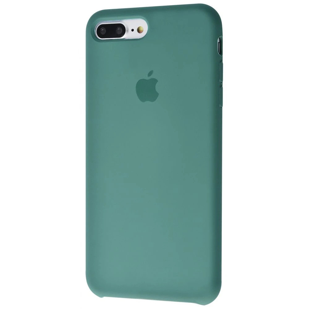 Чохол Silicone case для IPhone 8 Plus Pine green зелений, фото 1