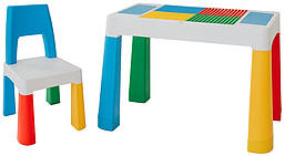 Дитячий функціональний столик зі стільчиком Poppet PP-002B