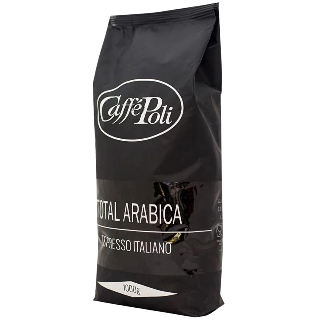 Кава в зернах Caffe Poli Total Arabica 1 кг.