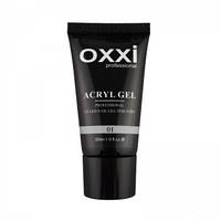 Акрил-гель (полигель) OXXI Professional 01 прозрачный 30 мл