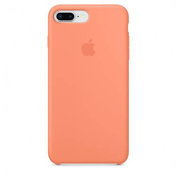 Чохол Silicone case для IPhone 8 Plus Peach жовтогарячий