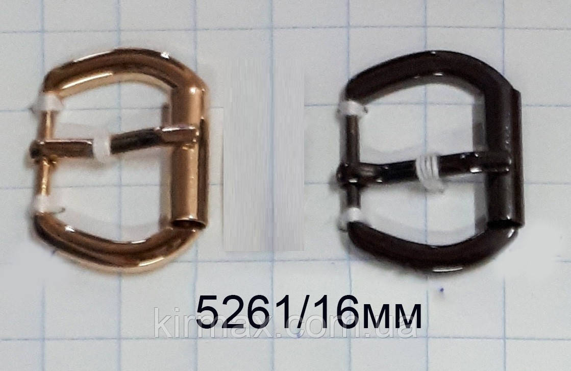 Пряжка 5261 чорний нікель 16мм