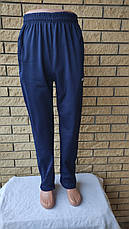 Спортивні штани утеплені на флісі трикотажні великих розмірів із широкою штаниною на високий зріст PUMA, фото 4