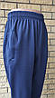 Спортивні штани утеплені на флісі трикотажні великих розмірів із широкою штаниною на високий зріст PUMA, фото 10