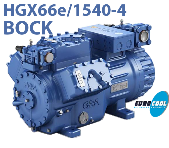 HGX66е/1540-4 Полугерметичный поршневой компрессор Bock - фото 1 - id-p948488399