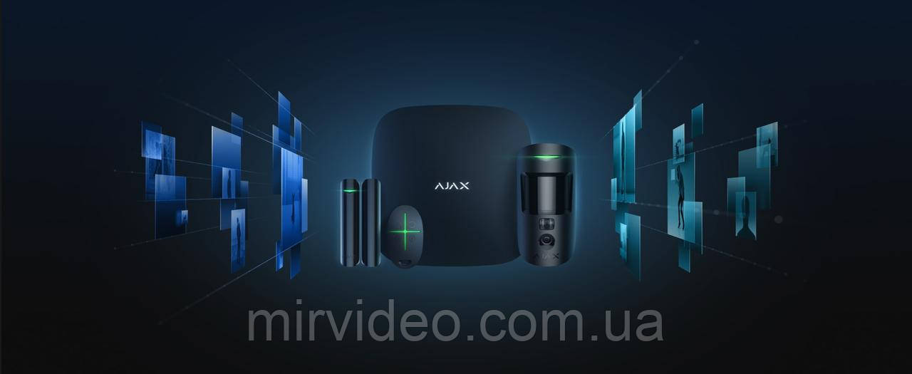 Комплект системи безпеки Ajax StarterKit Cam