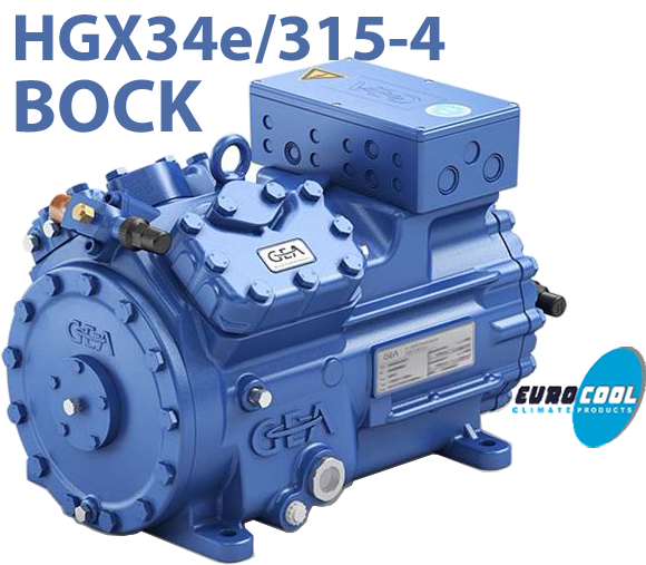 HGX34е/315-4 Полугерметичный поршневой компрессор Bock, фото 1