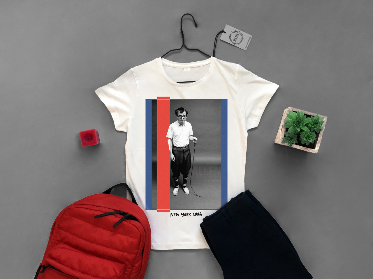 Футболка жіноча з веселим принтом Allen, фото 1