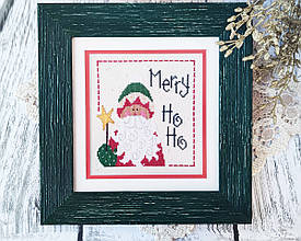 Картина вишита хрестиком "Merry Ho-Ho"