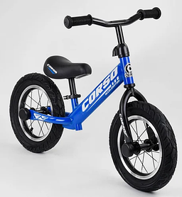 Велобіг від "CORSO" 55408 сталева рама, діаметр надувних коліс "12", алюмінієві диски, до 30 кг