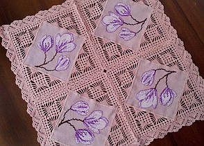 Серветка з вишивкою "Магнолія"