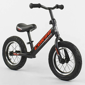 Велобіг від "CORSO" 42812 сталева рама, діаметр надувних коліс "12", алюмінієві диски, до 30 кг