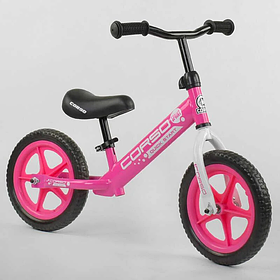 Велобіг від "CORSO" 21001 сталева рама, колесо 12" EVA (ПІНА), до 25 кг