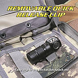 Налобний ліхтар SKILHUNT H04 RC Mini + 1100mAh 18350 Акумулятор (1300LM, Cree XPL LED, CW, IPX8, TIR, Магніт), фото 7