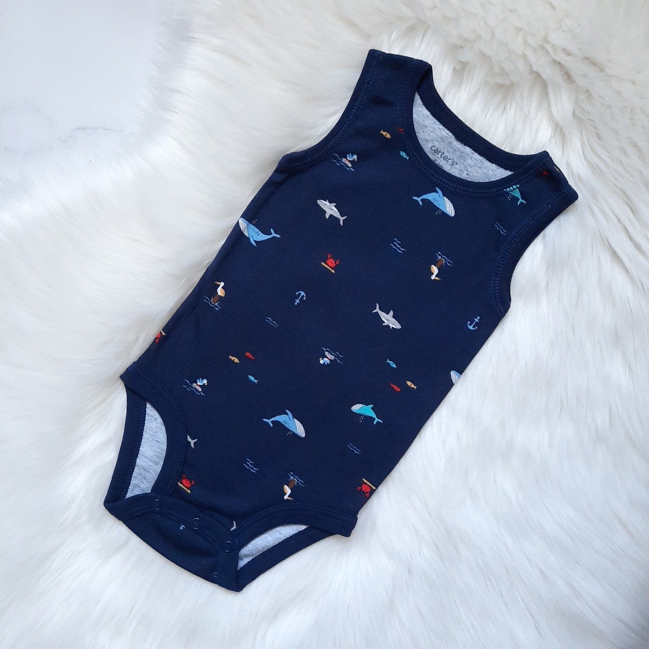 Боді для хлопчика картерс Carters 9 міс 69-72 см короткий рукав оригінал, фото 1