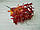 Гілочка декоративна червоно-оранжева, фото 2