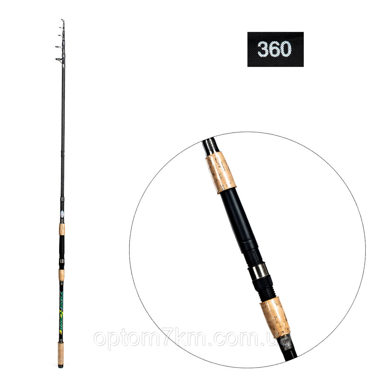 Телескопічний спінінг Tele Carp 3m, 150-300g