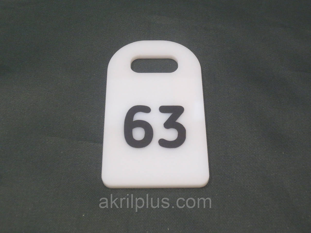 Бирки для гардероба з номерами 60 мм діаметр
