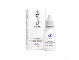 Зволожуючі Краплі для очей Schalcon Lacrime Ромашка і Волошка 15 мл, Очні краплі Лакриме, Натуральні краплі для очей