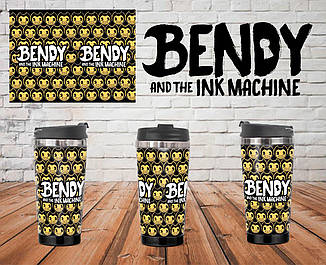 Термочашка Бенді і чорнильна машина "Сool Wallpaper" / Bendy and the Ink Machine