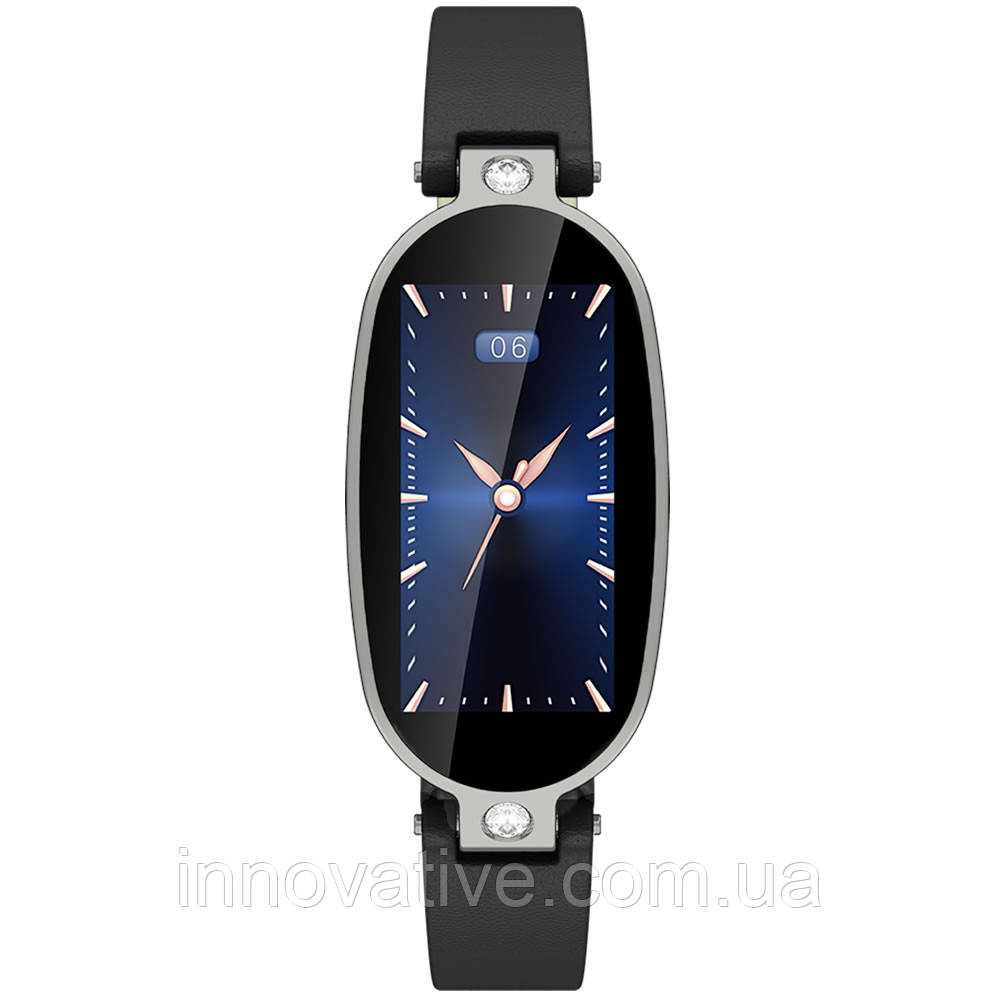 Умные часы фитнес браслет Finow B79 Silver с тонометром и ЭКГ (Черный) - фото 2 - id-p1339488356