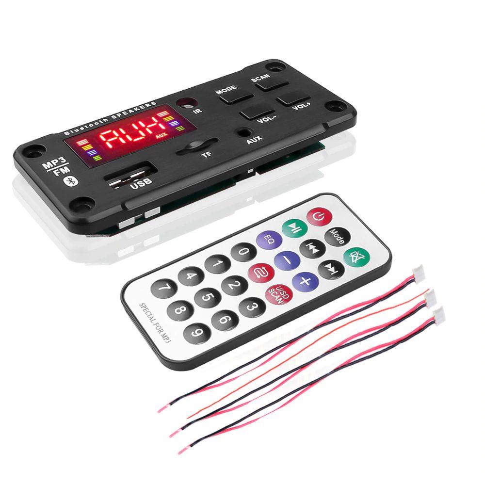 Mp3 модуль з bluetooth 5.0, FM радіо, USB, microSD, з підсилювачем 25 Вт, модель JX-916BT