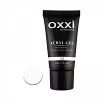 Акрил-гель (полигель) OXXI Professional 02, белый 30 мл