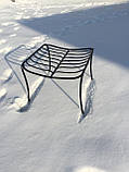 Крісло-гойдалка LEAF нагадує прожилки листя з металу, фото 6