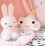 Великий нічник для дитячої Зайчик Міффі USB, 50 см, фото 3