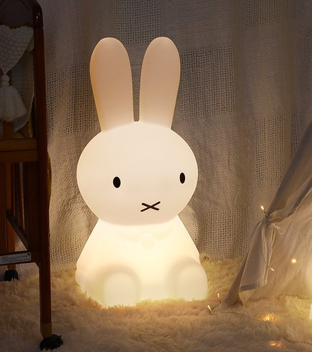 Гігантський нічник для дитячої Зайчик Міффі USB, 80 см, фото 1