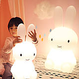 Гігантський нічник для дитячої Зайчик Міффі USB, 80 см, фото 3