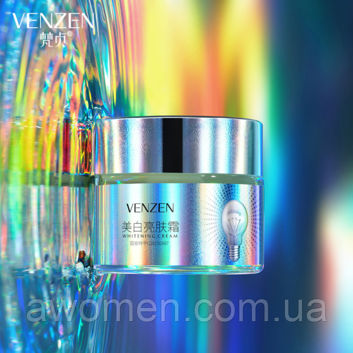 Крем для лица Venzen Whitening Anti Freckle от веснушек и пигментных пятен 50 g