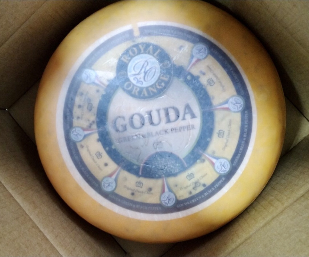 Сыр Гауда Green & Black Pepper Royal Orange Gouda 4 kg (Нидерланды ...