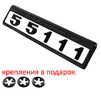 Таблички КамАЗ 55111 на двери кабины (табличка модификации)