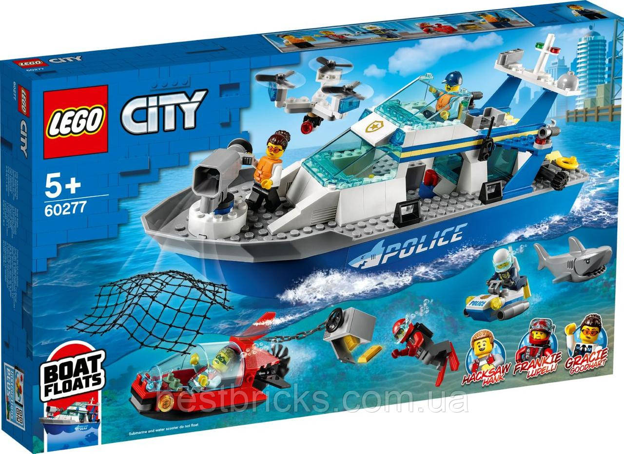 Lego City Катер поліцейського патруля 60277, фото 1