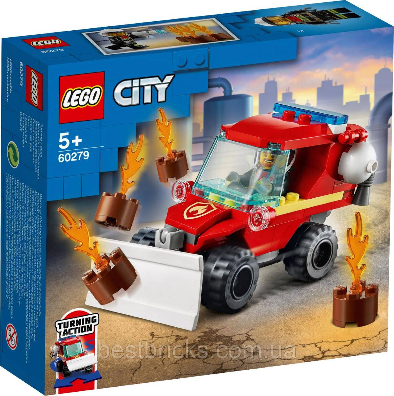 Lego City Пожежний автомобіль 60279