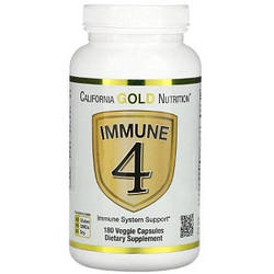 Вітаміни і мінерали California Gold Nutrition Immune 4 (180 капсул.)