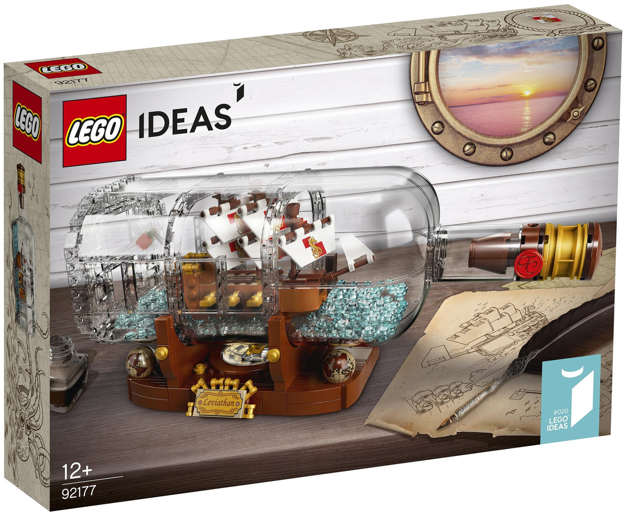 Лего идеас Lego Ideas Корабель у пляшці 92177