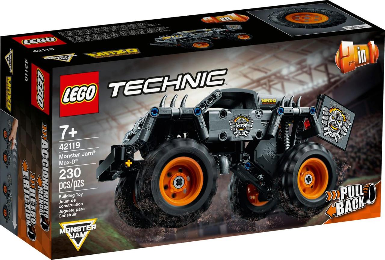 Лего технік Lego Technic Monster Jam Max-D 42119