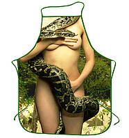 Фартух жіночий Єва і змій спокусник 60х75 см (Fr0011)