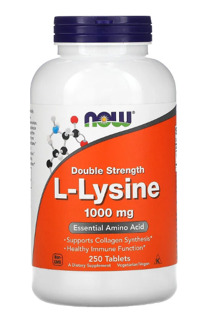 Now L-Lysine 1000 mg 250 tabs