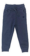 Демісезонні, темно-сині штани з начосом англійського бренду Minoti