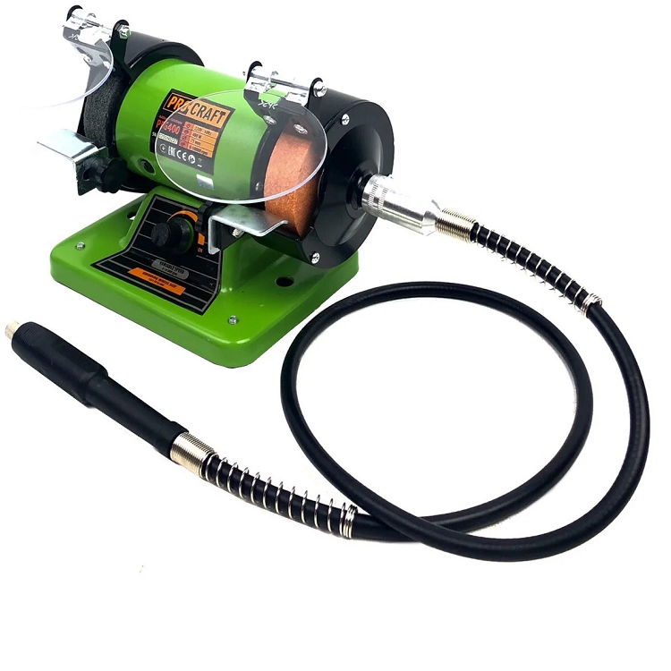 Точильний верстат ProCraft PBG-400 з гнучким валом, фото 1