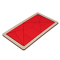 Дерев'яна гра - головоломка - мозаїка "Стомахіон / Остомахіон", Komarovtoys, А382, 14 деталей, від 6 років