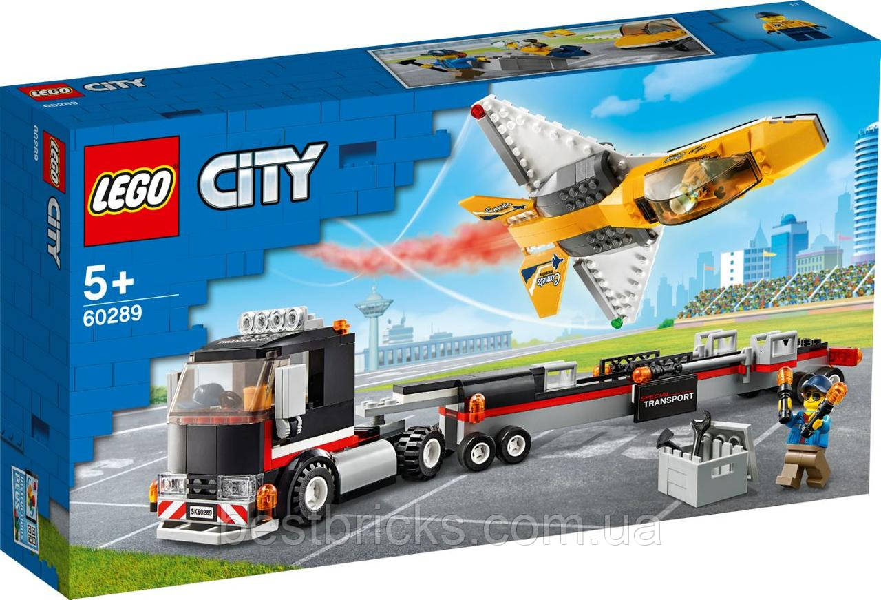 Lego City Транспортування літака на авіашоу 60289, фото 1