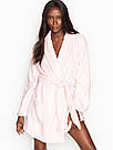 Жіночий халат Victoria's Secret плюшевий (Ніжно рожевий, XS/S), фото 5