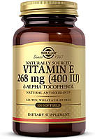 Витамин Е Солгар Solgar Vitamin E 268 mg 400 IU 100 гелевых капсул